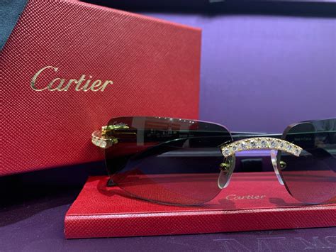 cartier heart sunglasses|cartier glasses with diamonds.